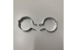 China Strong Fastening Smooth Surface Galvanized Pipe Clamp Rust Resistance supplier