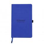 Embossed Logo Writing Journal Notebook / Horizontal Line Notebook With Pen Loop for sale
