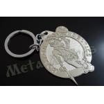 Imiation Hard Enamel Logo Metal Key Rings For Men , Engraved Metal Keychains