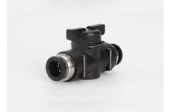 China BUC Series Plastic Pneumatic Hand Control Valve Air Speed Controller Fitting supplier