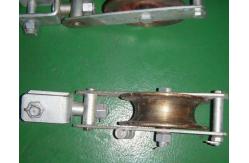 China SHT Grounding Wire Stringing Block / 20KN Cast Steel Sheave Stringing Block supplier