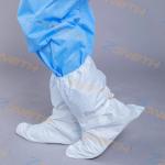 Microporous Disposable Shoe Protectors With Shoe Lace for sale