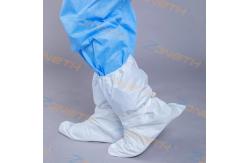 China Microporous Disposable Shoe Protectors With Shoe Lace supplier