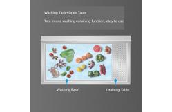 China Ozone Fruit And Vegetable Washing Machine 200KG/H Stainless Steel 304 Material supplier