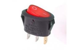 China 12 Volt Lighted Rocker Switch Spst 3 Connections For Electronic Equipment supplier