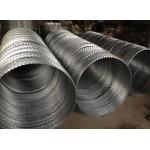 Hot Dipped Galvanized Barbed Razor Blade Concertina Wire For Anti-Piracy for sale