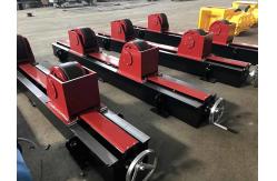 China CE Certificate Pipe Support Rollers Pipe Turning Rollers For Essen Exhibition supplier