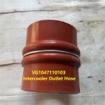 VG1047110103 Intercooler Outlet Hose HOWO Truck Parts VG1047110103/1 Exhaust Manifold A7 WD615 Engine for sale