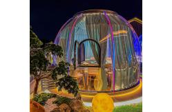 China Durable See Through Bubble Tent Clear Bubble Tents With Lighting System supplier