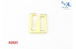 China Custom Logo Handbag Strap Buckles , Pattern Design Metal Hardware For Bags supplier
