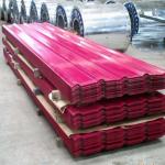 1.2mm Colour Coated Plain Sheets Red Color Coated Roofing Sheet BS ASTM GB for sale