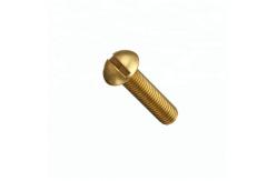 China Brass Round Head Slotted Drive Machine Screw supplier