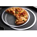 High Strength Round Aluminum Pizza Screen Mesh Baking Tray Mesh 6 Inch 22 Inch for sale