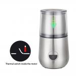 50g 100g Custom Coffee Grinder , Removeable 2 Cups Grinders Milk Frother
