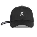 100% Cotton Women Sports Dad Hats With Long Strap Custom Embroidered