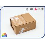 Custom Printing Kraft Paper Display Box E Flute Corrugated Cardboard for sale