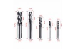 China Metric CNC Milling Cutter Tungsten 4 Flutes Carbide Rotary Bits Tool supplier