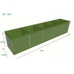 Military HESCO Barriers Mil 1 5442 Defensive Hesco Bastion Wall 3X 3 Mesh Hole for sale