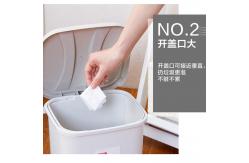 China Pedal Green Barrel B And Q Airtight Dustbin With Cover supplier