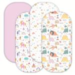 Customizable Cradle Mattress Sheets Fitted Crib Sheets Universal Style For All Season