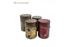 China Portable Cylindrical Paper Packaging Tubes Recyclable Cardboard Canister Packaging supplier