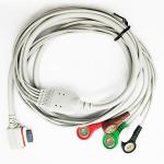 Reusable GE TPU 5 leads Holter ECG Cable Insulated Monitor Connector Cable 0.17lb Weight for sale