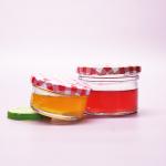 Personalized Custom Clear Frosted Freezing Glass Jar Honey For Jam Honey