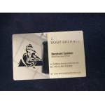 ISO CR-80 Standard Business Gold Card With 4 Color Offset Printing Embossing Number for sale