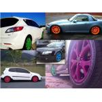 High Gloss Auto Spray Paint / Red Rubber Car Paint Spray Can Impact Resistance for sale