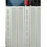 3A - 5A ABS Housing Round Hole Breadboard , White Large Solderless Breadboard