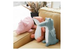 China Eco Friendly Plush Toy Pillow Customized Size Embroidering Logo 36CM supplier