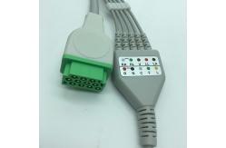 China GE Marqutte ECG Cables And Leadwires / Clip High Performance TPU Material supplier