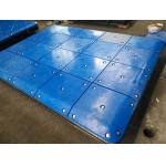 Customized UHMW - PE Face Pads For Impingement Bolt Mounting