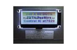 China FSTN Positive 240x80 Dots Matrix Lcd Module Amber LED Backlight supplier