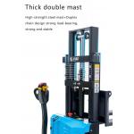 Pedestrian Stand On Pallet Stacker full electric pallet stacker reach walkie stacker