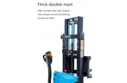 China Pedestrian Stand On Pallet Stacker full electric pallet stacker reach walkie stacker supplier
