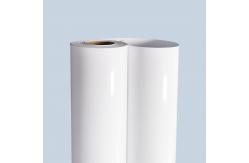 China 90gsm Inkjet Printing Sticker Glossy Coating Front Paper For Label Material supplier