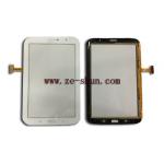 Fast Response Replacement Touch Screens for Samsung N5100 White for sale