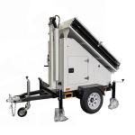 Reliable Mobile Solar Panel Trailer Portable Solar Power Trailer Customizable for sale