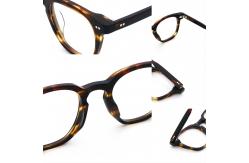 China Prevalent Retro Handiwork Acetate Optical Glasses Frame MR 98619 supplier