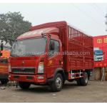 LHD/RHD SINOTRUK HOWO 4*2 6 Wheels 115HP Single Cabin 4.2 Meters Light Duty Stake Cargo Truck for sale