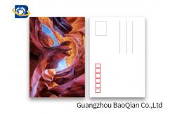 China Landscape Lenticular Postcards Printing , 3D Printing Images PET / PP Material supplier