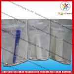stand up comestic packaging bag with zipper for sale