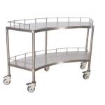 Hospital Fan Shaped Apparatus Cart Medical Trolley Cart For Hospital 1400MM 45CM for sale