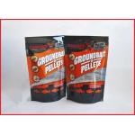 Printed Plastic Pouch Packaging With Zipper For Groundbait Pallet / Fishing Lure Packaging Bag With k for sale