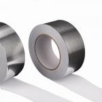 Strong Holding Aluminum Foil Adhesive Tape 50 / 75 / 100mm 36 Micron for sale