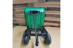 China 50L Plastic Tray Garden Dump Cart Garden Tipper Trolley Sand Wagon With Handle supplier