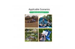 China Mini Portable 3pcs Saving Solar Charged Lighting System 3W Energy Panel LED supplier