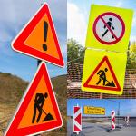 Indoor / Outdoor Reflective Signs 1.24M*45.7M / Roll Reflective Tape Sheets for sale