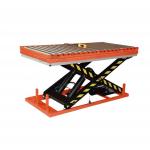 Electric Scissor Hydraulic Lift Table With Roller Conveyor Lift Table 2400x1500mm for sale